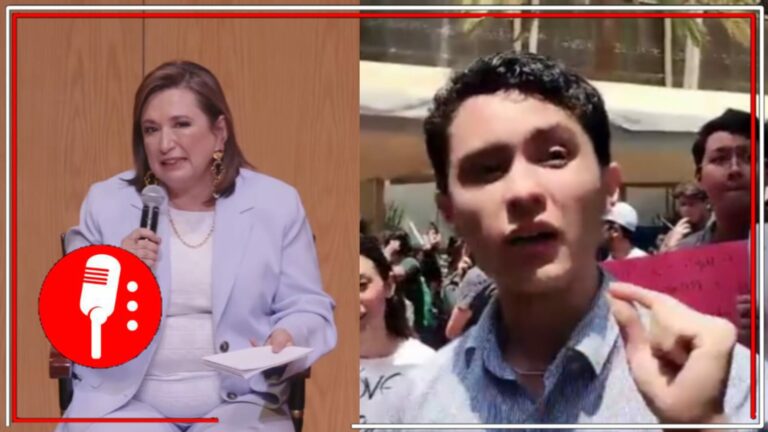 Estudiantes del ITAM denuncian acoso y amedrentamiento por parte del equipo de Xóchitl Gálvez; les prohíben la entrada al encuentro con la panista por tener pancartas en su contra (VIDEO)