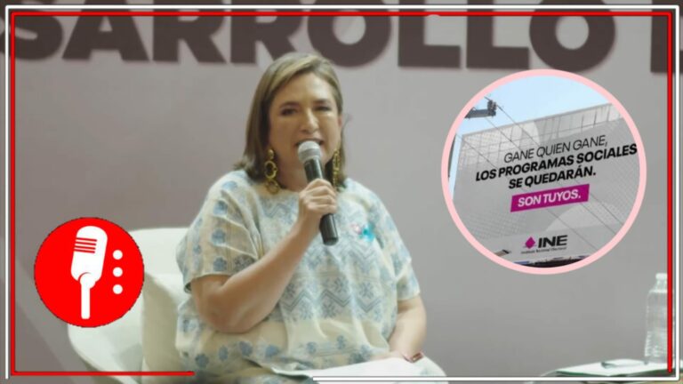 A la derecha se le acabaron las ideas: La panista Xóchitl Gálvez continúa insistiendo en que el INE lo apoye para aclarar el tema de los programas sociales