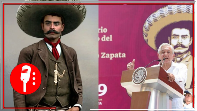 Celebran en Palacio Nacional el 105 aniversario luctuoso de Emiliano Zapata con la presencia de López Obrador y Martí Batres: &#8220;En la Cuarta Transformación, Zapata vive y la lucha sigue&#8221;