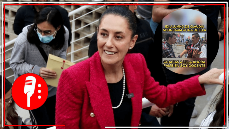 Manuel Pedrero entrevista a ex alumno de Claudia Sheinbaum durante evento de campaña: &#8220;Yo hablo de esa parte humanista de ella. Estar con una persona que convive con el pueblo es lo más bonito&#8221;