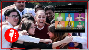 Claudia Sheinbaum invita a los jóvenes a liderar la Transformación: &#8220;Este movimiento es de ustedes, constrúyanlo, apodérense de él y háganlo suyo. &#8220;