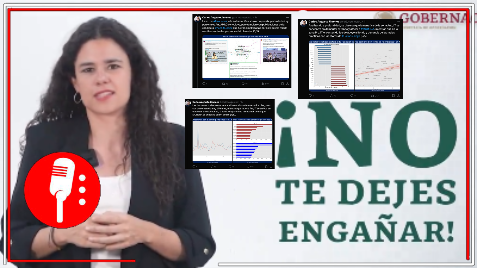 ¡No te dejes engañar!: Experto revela red de desinformación en X sobre Fondo de Pensiones impulsada por la derecha conservadora