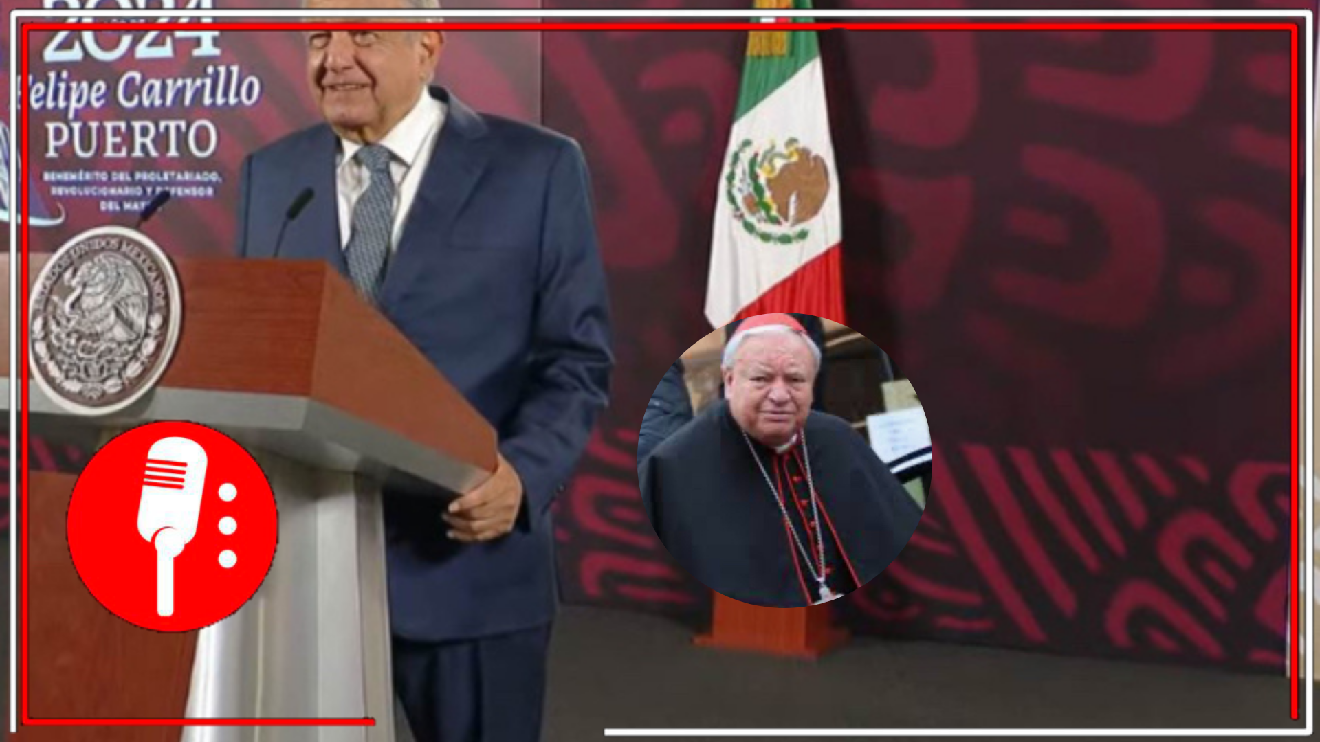AMLO revela petición del Cardenal Juan Sandoval Iñiguez a EE.UU. para frenar su campaña presidencial y reafirma que el Estado es laico