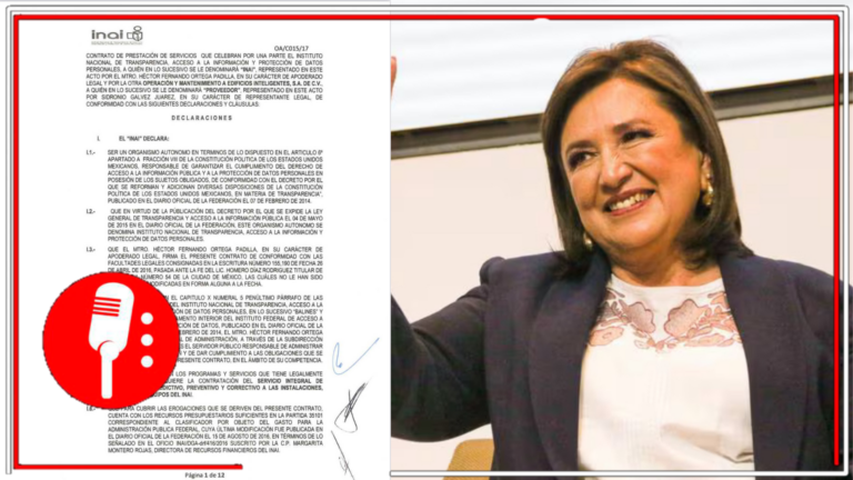 Revista Polemón revela contratos millonarios de empresas de Xóchitl Gálvez con el INAI-IFAI