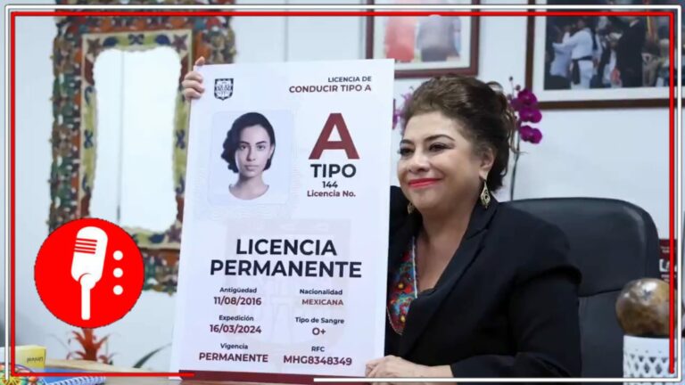 Para una movilidad segura y accesible: Clara Brugada anunció que establecerá una licencia de conducir permanente, como parte de la simplificación de los trámites administrativos en la CDMX