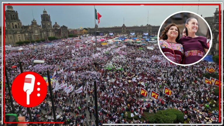 El Zócalo se desborda de esperanza: Más de 500 mil simpatizantes de la 4T expresaron su respaldo a Claudia Sheinbaum y a Clara Brugada en su gran cierre de campaña