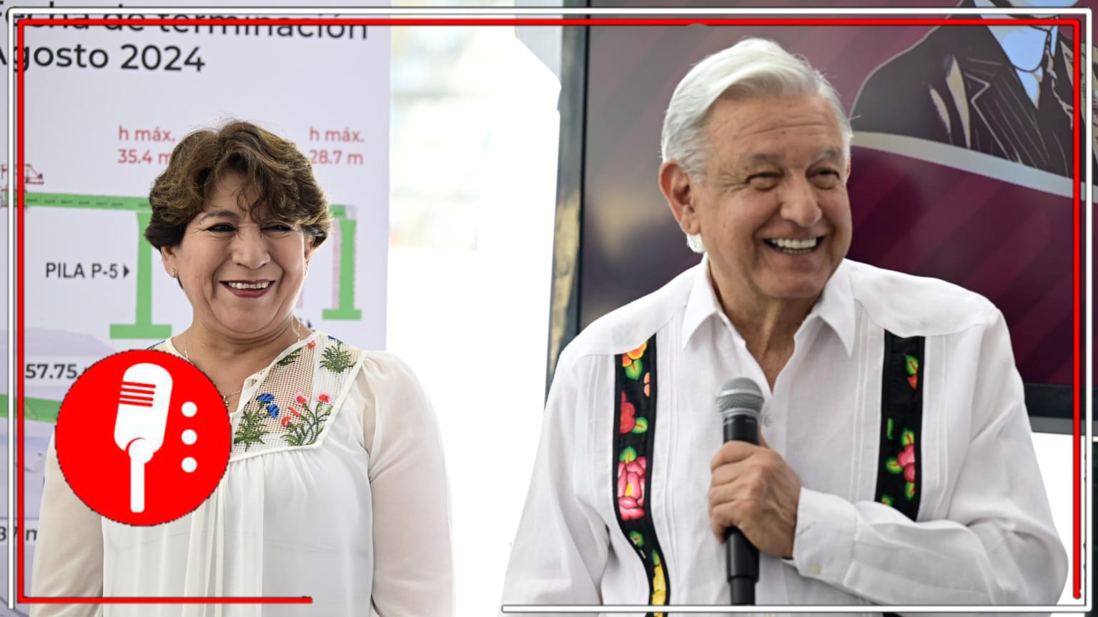 La 4T cumple su palabra: AMLO realiza gira de trabajo junto a Delfina Gómez para supervisar los avances en las obras de movilidad, que beneficiarán a los habitantes de la zona metropolitana  