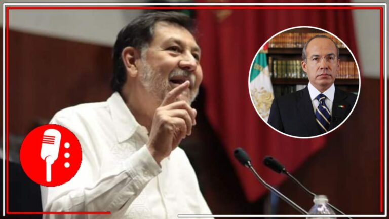 “Bañaste en sangre al país”: Noroña pone en su lugar al espurio presidente Felipe Calderón; le recordó que él benefició al crimen organizado y generó una ola de violencia en México