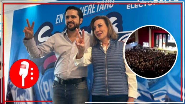 La derecha se burla del pueblo mexicano: Profesores de Querétaro fueron engañados para asistir a un mitin de los candidatos panistas Fernando Macías, Agustín Dorantes y Guadalupe Murguía (VIDEO)