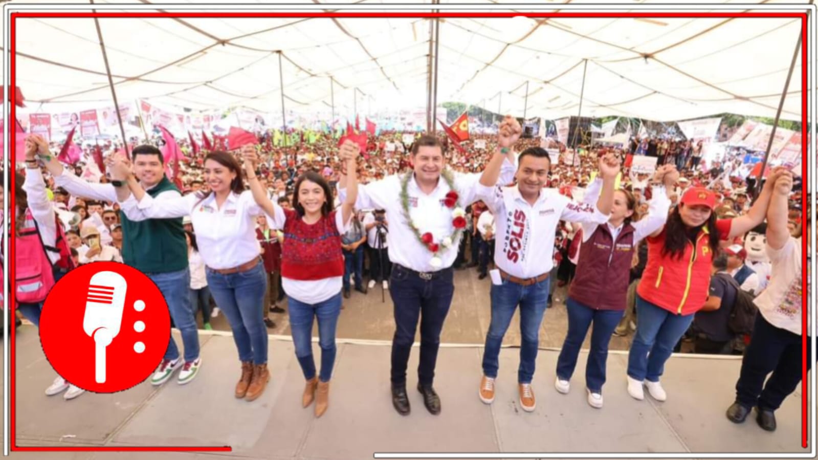Alejandro Armenta, virtual gobernador de Puebla: el 55% de los poblanos votarán por el morenista, que tiene el 95% de posibilidades de salir victorioso sobre sus rivales conservadores