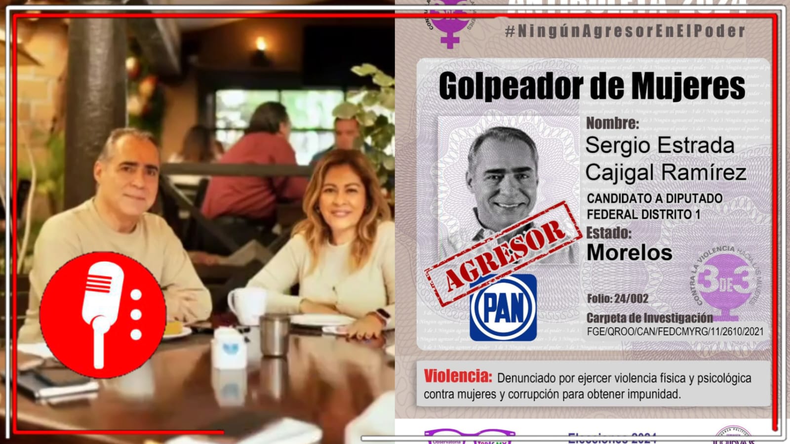 Cae por violencia otro aliado de Lucía Meza: Dictan prisión domiciliaria a Sergio Estrada, ex gobernador de Morelos y actual candidato a diputado por el PRIAN