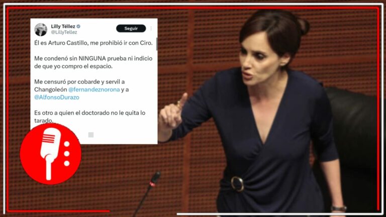 Lilly Téllez hace berrinche y se lanza contra consejero que le prohibió seguir asistiendo a programa de Ciro; la panista reveló su número de celular