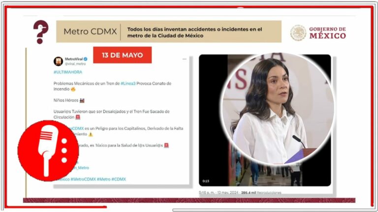 Quién es Quién en las mentiras: Liz Vilchis desenmascara a la cuenta “Metro Viral” y desmiente sus tendenciosas y falsas noticias