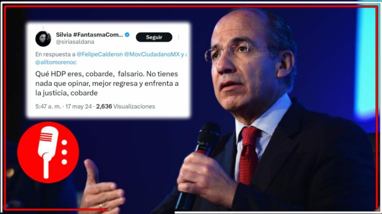 No tienes nada que opinar, mejor regresa y enfrenta a la justicia, cobarde: Mexicanos ponen en su lugar a Calderón y sus alucinaciones de &#8220;una dictadura&#8221; en México