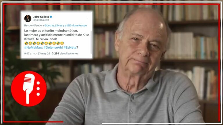 Lo que hace la falta de chayote y “apapachos” con dinero público: Enrique Krauze lanza melodramático video rogando para que los jóvenes voten por Xóchitl