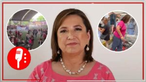 La desastrosa visita del PRIAN al Barrio Bravo: Xóchitl Gálvez pisa el puesto de una mujer de la tercera edad para tomarse una foto y luego no logra llenar su evento con Santiago Taboada (VIDEO)