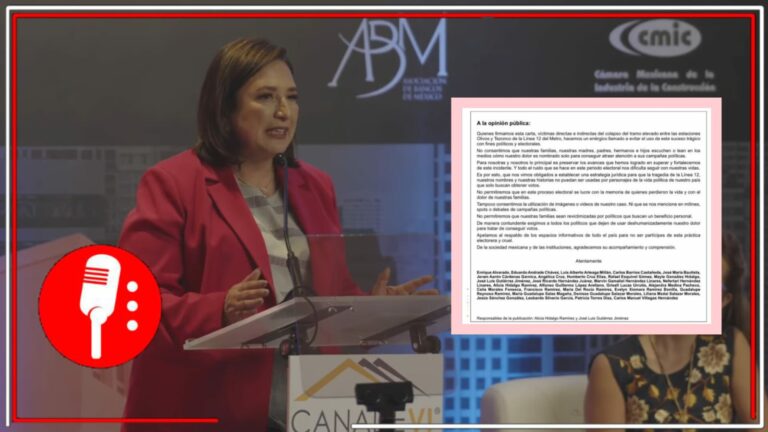 A pesar de que las familias de las víctimas de la línea 12 pidieron no lucrar políticamente con la tragedia, la panista Xóchitl Gálvez lo sigue utilizando como estrategia de golpeteo
