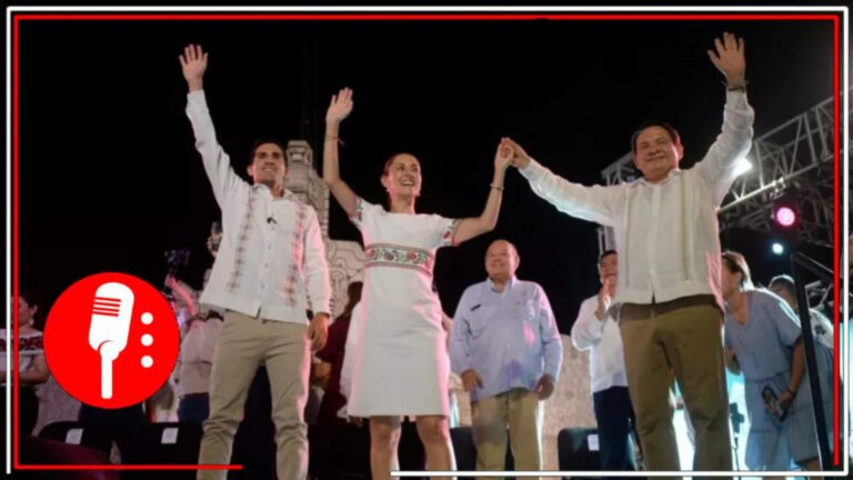 La esperanza recorre el sureste de México: Claudia Sheinbaum cierra campaña en Yucatán, aseguró que Joaquín “Huacho” Díaz Mena, ganará la próxima elección y la 4T llegará a la entidad