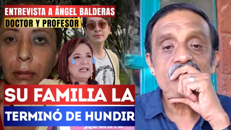 #Entrevista | Su familia la terminó de hundir: Ángel Baldera señaló que, entre su hijo y su hermana, Xóchitl Gálvez caerá más en las preferencias porque los mexicanos no quieren actos de prepotencia y clasismo