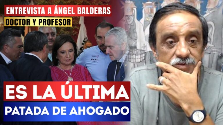 #Entrevista | Es la última patada de ahogado: Ángel Balderas señaló que la derecha muestra su desesperación con la convocatoria de una marcha previo al tercer debate presidencial para apoyar a Xóchitl Gálvez
