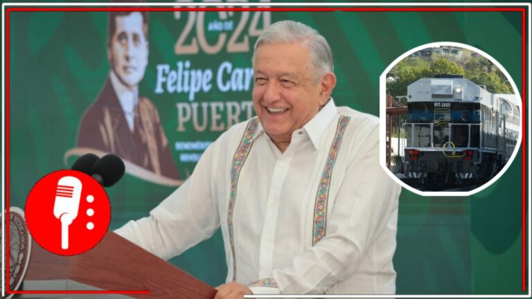 La 4T impulsa la cooperación para el desarrollo: AMLO anunció la posibilidad de que el Tren Interoceánico llegue a Guatemala, para lograr la integración de la región Maya