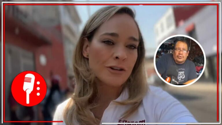 Hannah de Lamadrid encabeza recorrido en el mercado “La Bola”, para recoger las necesidades de la gente; locatarios señalan al gobierno de la alcaldía de abandonarlos (VIDEO)
