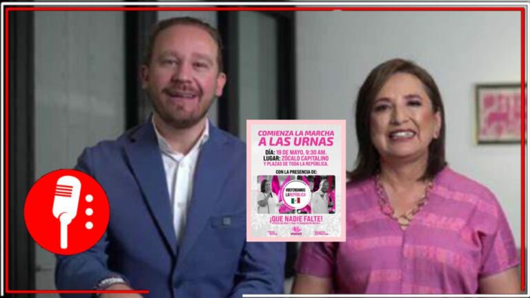 La derecha está llena de farsantes: Xóchitl Gálvez y Santiago Taboada serán los principales oradores de la falsa marcha por la democracia, convocada por organizaciones de la “sociedad civil”