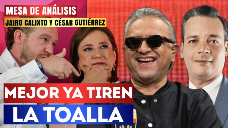 #MesaDeAnálisis | Mejor ya tiren la toalla: Jairo Calixto y César Gutiérrez Priego hablaron sobre los candidatos del PRIAN y las nulas posibilidades que tienen para poder remontar en el tiempo que le queda a la elección