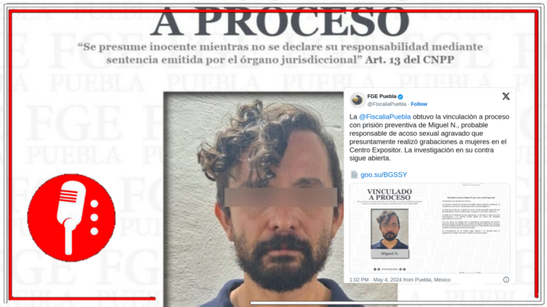 Vinculan a proceso y dictan prisión preventiva a acusado de acoso en Feria de Puebla