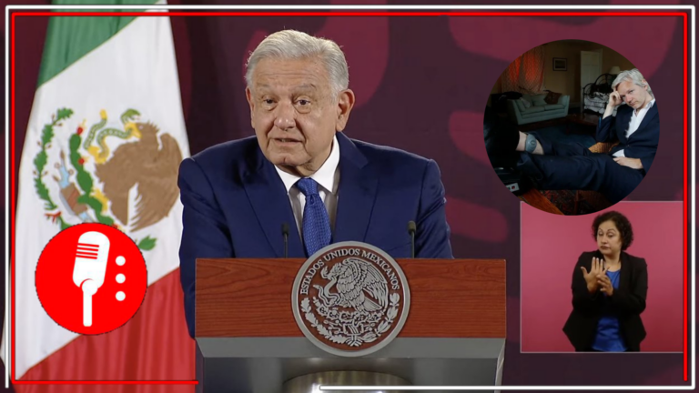 Deberían estar haciendo una campaña por su libertad: AMLO exhibe abandono de New York Times a Julian Assange, de quien se beneficiaron mucho y pide su liberación; “es como tener encarcelada a la libertad de expresión”, afirma