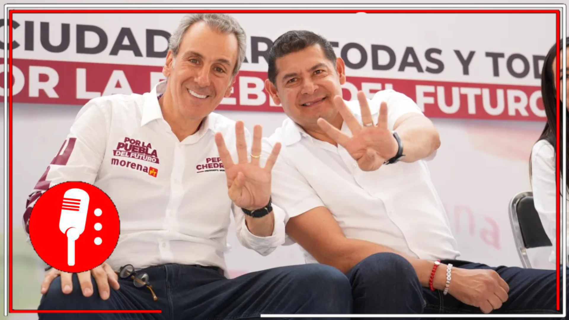 ¡6 de 6 con Morena para que a todos nos vaya bien!: Pepe Chedraui y Alejandro Armenta llaman a votar por el proyecto de la transformación