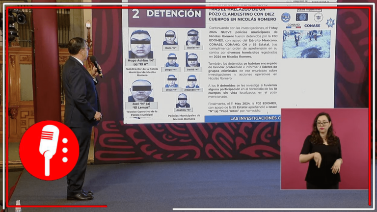 Cero Impunidad: Luis Rodríguez Bucio expone caso de fosa clandestina en Nicolás Romero; 9 policías municipales involucrados han sido detenidos por la Fiscalía mexiquense