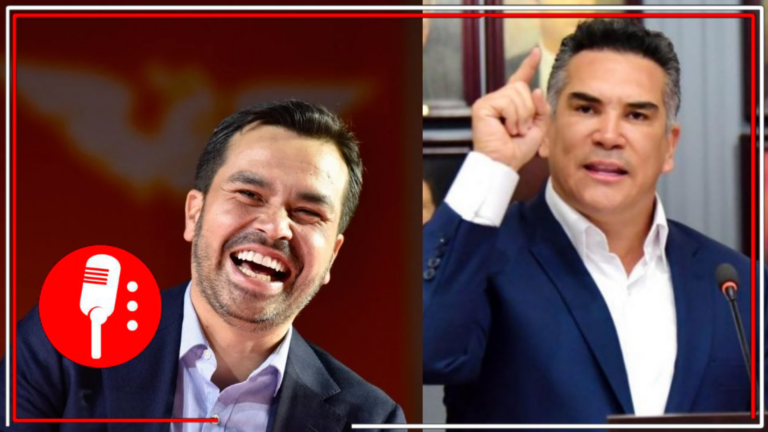 Ante la clara ventaja de Claudia Shienbaum, no les queda más que peleearse por el segundo lugar: Máynez responde al acto desesperado de &#8220;Alito&#8221; Moreno; &#8220;renuncia y luego hablamos&#8221;, le pide
