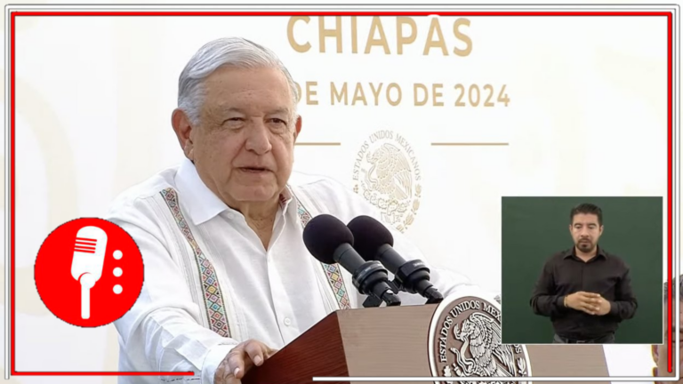 AMLO lamenta asesinato de candidata en La Concordia, Chiapas: SEDENA ya está actuando; también aclara que en cinco años han ido a la baja los incidentes violentos