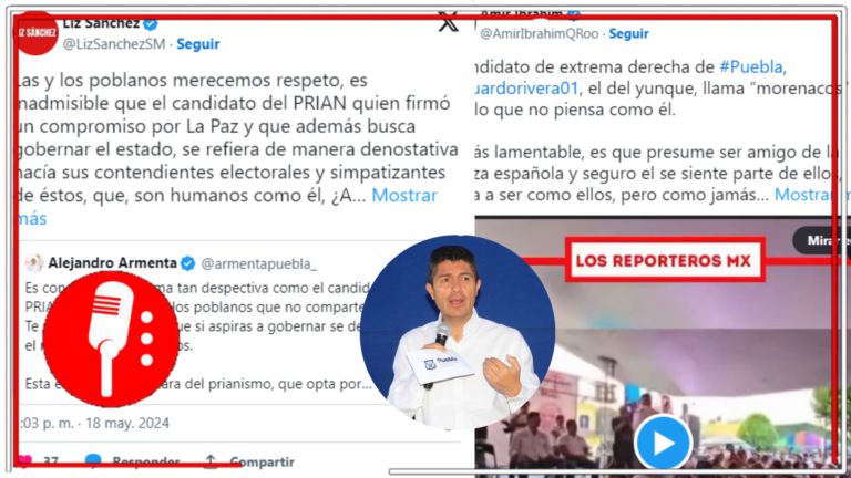 Tienen que respetar al pueblo: En redes rechazan comentarios clasistas del prianista Eduardo Rivera; que llamó “morenacos” a los millones de simpatizantes de la 4T