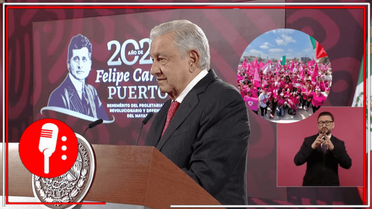 Ni que estuviera de ocioso: AMLO desmiente a López Dóriga y descarta haber ordenado no izar la bandera en el Zócalo para sabotear la desangelada marcha conservadora del PRIAN