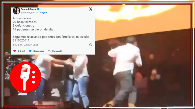 Actualización de la tragedia en el cierre de campaña de Lorena Canavati: Samuel García informa que van 9 defunciones y 70 hospitalizado como resultado del accidente en San Pedro Garza