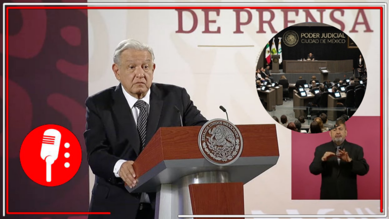 Hay que devolverle el poder, que estaba secuestrado por una minoría, al pueblo: El Presidente reitera necesidad de reforma al poder judicial para continuar la transformación del país
