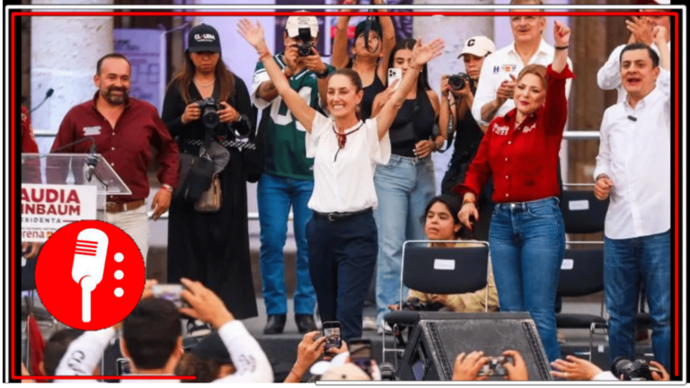 ¡La verdadera democracia es del pueblo y para el pueblo!: Con un enorme mitin, acompañada de todos los jaliscienses que quieren segur transformando al país, Claudia Delgadillo y Claudia Sheinbaum cierran campaña