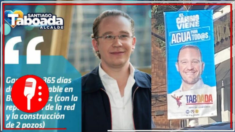 Santiago Taboada es un mentiroso compulsivo, en redes exhiben que en 2018 y 2021 prometió garantizar el agua para BJ; ahora como candidato del PRIAN vuelve con el mismo compromiso para la CDMX