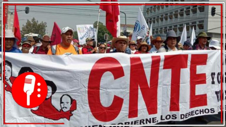 La 4T dialoga y construye puentes: El plantón de la CNTE en el Zócalo de la CDMX será reubicado, para permitir que la virtual presidenta de México, Claudia Sheinbaum, realice su gran cierre de campaña (VIDEO)