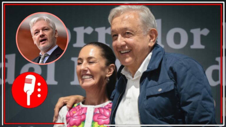 “La Estatua de la Libertad no quedó como un símbolo vacío”: AMLO y Claudia Sheinbaum, presidenta electa, celebran la liberación del periodista y activista Julian Assange, tras permanecer más de cinco años en prisión