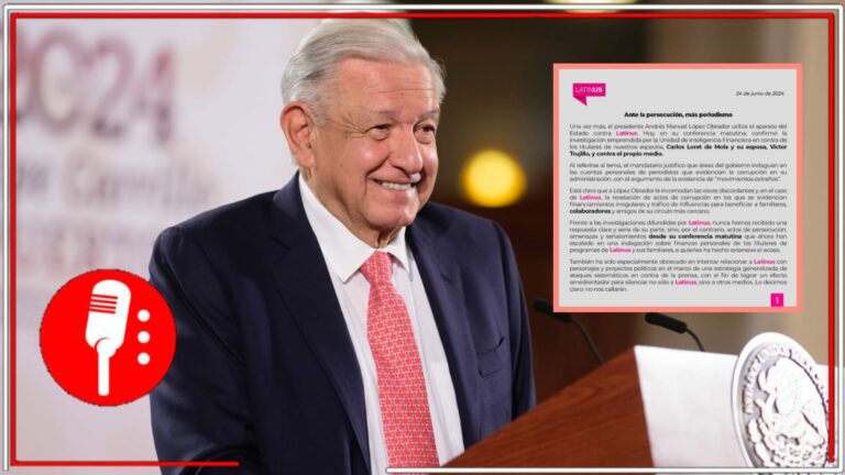 A pesar de que AMLO desmintió la &#8220;persecución&#8221; en contra Loret de Mola y Víctor Trujillo, Latinus insiste con su falsa narrativa y señala a la 4T de acosarlos por su &#8220;trabajo periodístico&#8221;