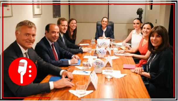 Claudia Sheinbaum continúa estableciendo y reforzando lazos comerciales para la prosperidad de México; se reúne con directivos internacionales de Walmart y prepara encuentros con la comitiva de Biden