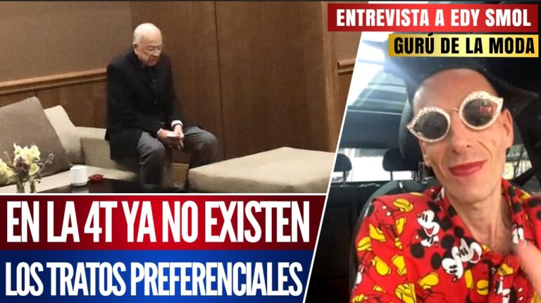 #Entrevista | En la 4T ya no existen los tratos preferenciales: Edy Smol señaló que los empresarios, como Claudio X. González Laporte, tendrán que entender que los tiempos cambiaron y que la época neoliberal acabó