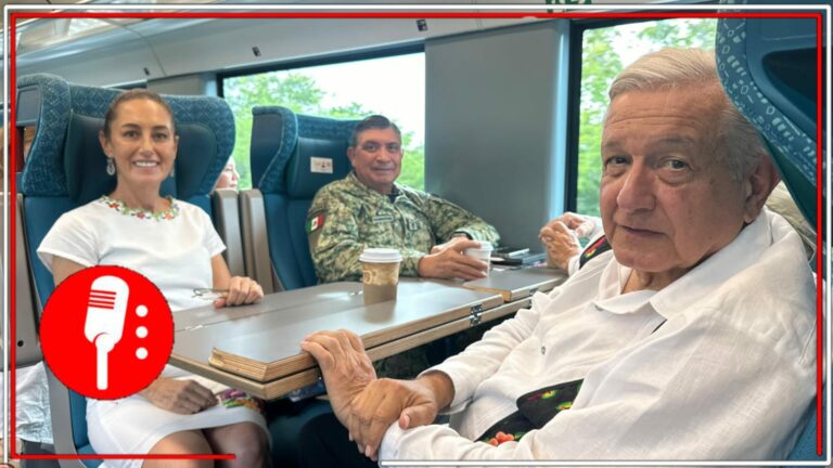 Claudia Sheinbaum y López Obrador realizan gira por el sureste de México en el que evalúan el proyecto integral Tren Maya para denotar el desarrollo y bienestar de la gente (VIDEO)