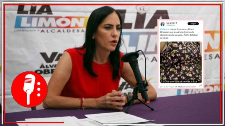 La derecha hace montajes para aferrarse al poder: La panista Lía Limón continúa con su estrategia mediática para tratar de engañar a los vecinos y vecinas de Álvaro Obregón, acusando a Morena de “fraude electoral”   