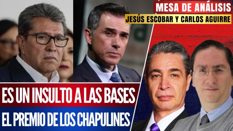 #MesaDeAnálisis | Es un insulto a las bases, el premio de los chapulines: Jesús Escobar y Carlos Aguirre hablan sobre los diputados plurinominales impresentables como Ricardo Monreal y Sergio Mayer, que se han lanzado en contra de la 4T