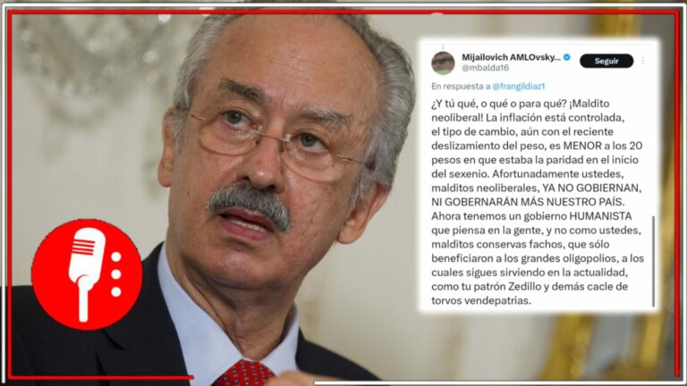 “En el régimen neoliberal y corrupto nunca te importaba la escalada de precios”: dejan sobre las cuerdas al corrupto exsecretario de Hacienda de Vicente Fox