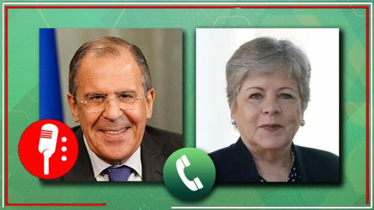 México y Rusia estrechan los lazos como nunca antes: El canciller de la Federación de Rusia, Serguéi Lavrov, felicitó a su par mexicana, Alicia Bárcena, por el exitoso proceso electoral del pasado 2 de junio 